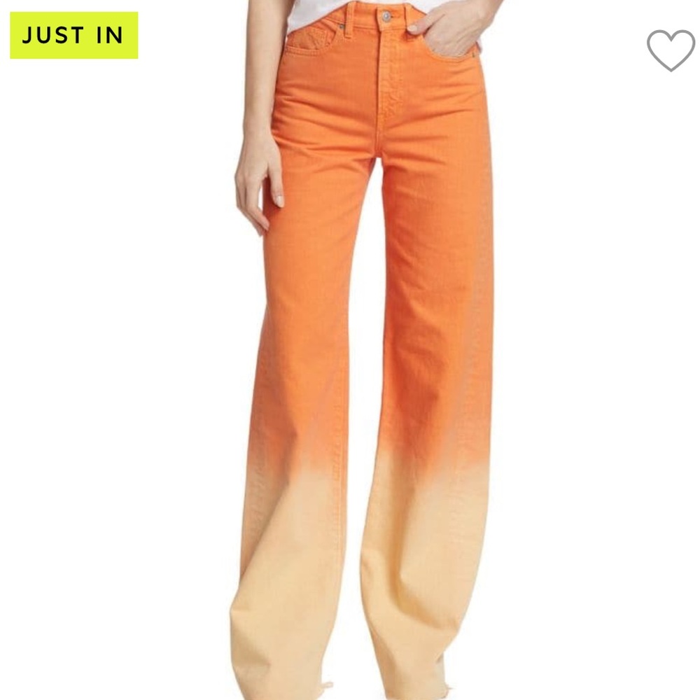 Veronica Beard High Rise Wide Leg Jeans